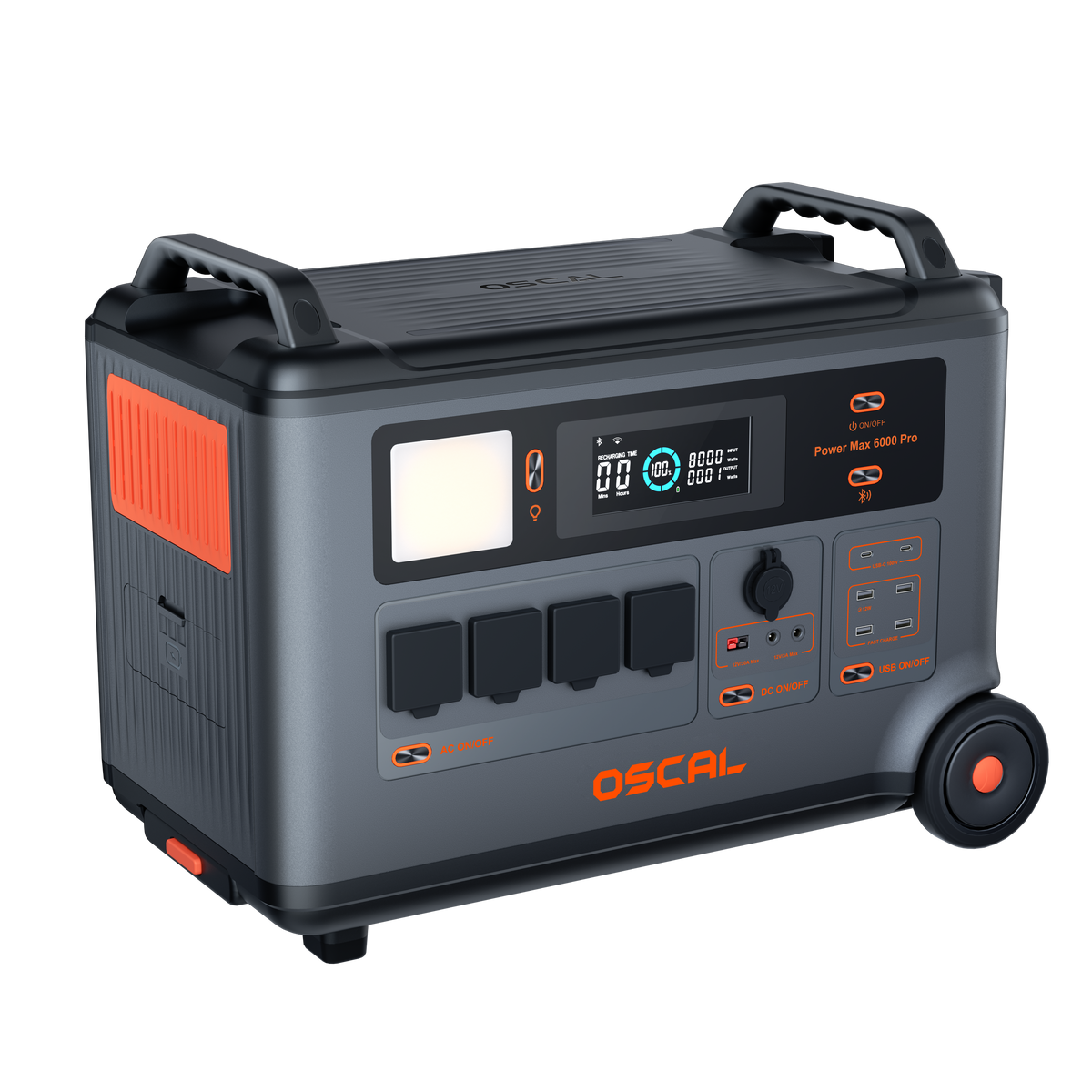 OSCAL PowerMax 6000 Pro Portable Power Station 6000W 3600Wh
