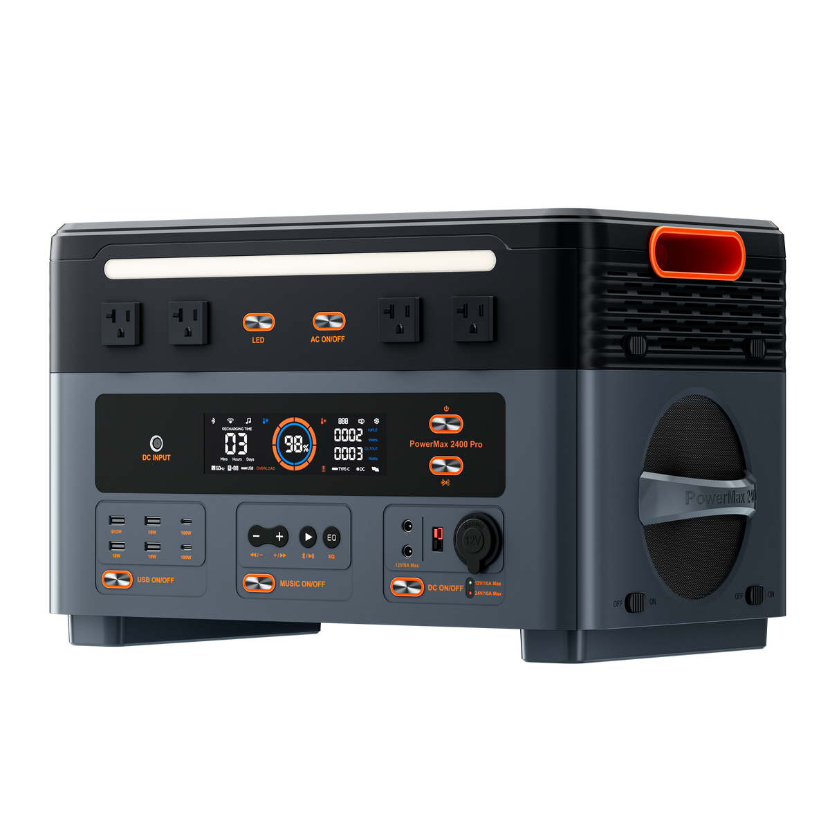 OSCAL PowerMax 2400 Pro Stazione di corrente portatile 2016 Wh 2400W (4800W picco)