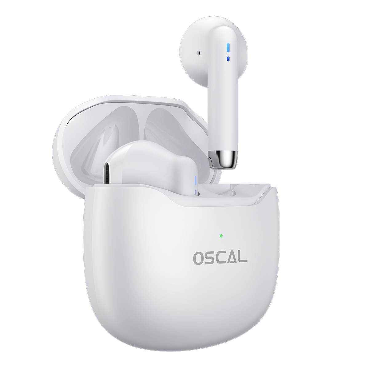 OSCAL Hibuds 5 Mini Auriculares inalámbricos Bluetooth 5.3 con sensores táctiles, intrauditivos e impermeables IPX7