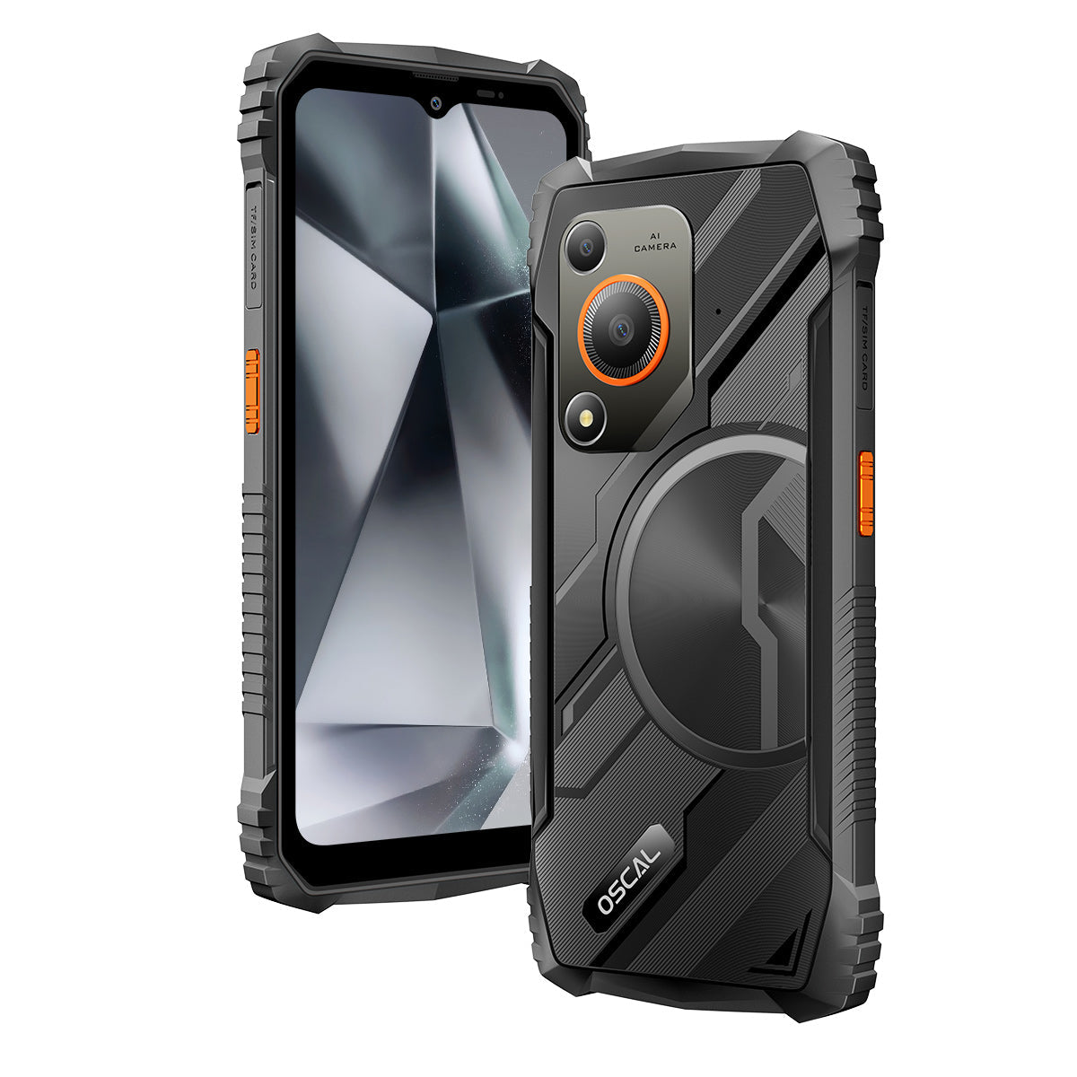 OSCAL Marine 1 Robustes Smartphone Entsperrt IP69K Schutz NFC 6,56" HD