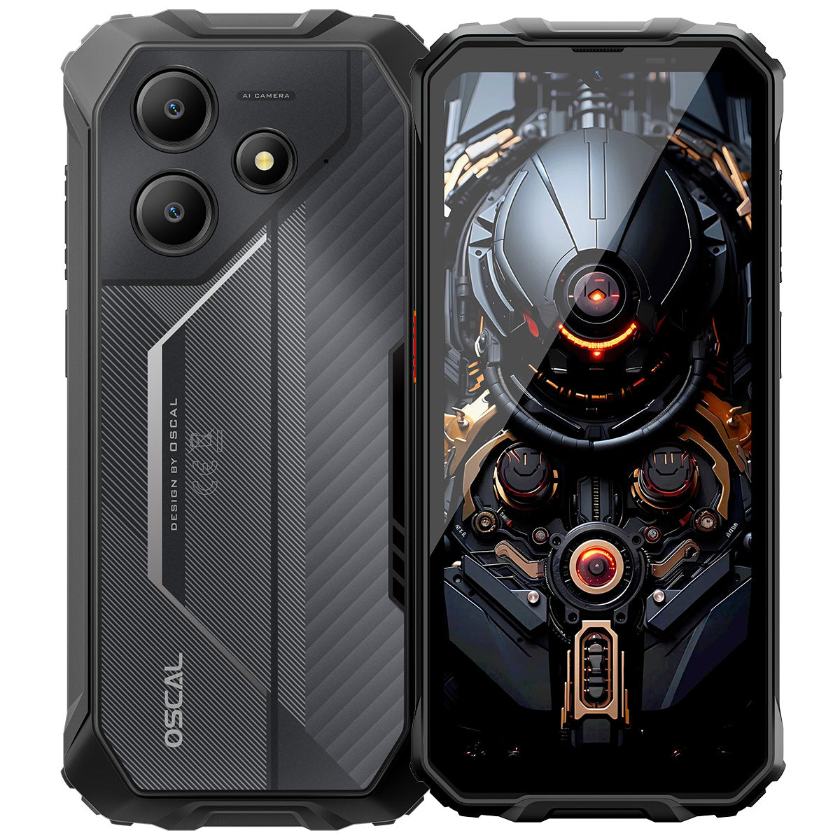 OSCAL Marine 2 Rugged Smartphone 11000mAh(18W)  Unlocked Gemini AI IP69K Protection
