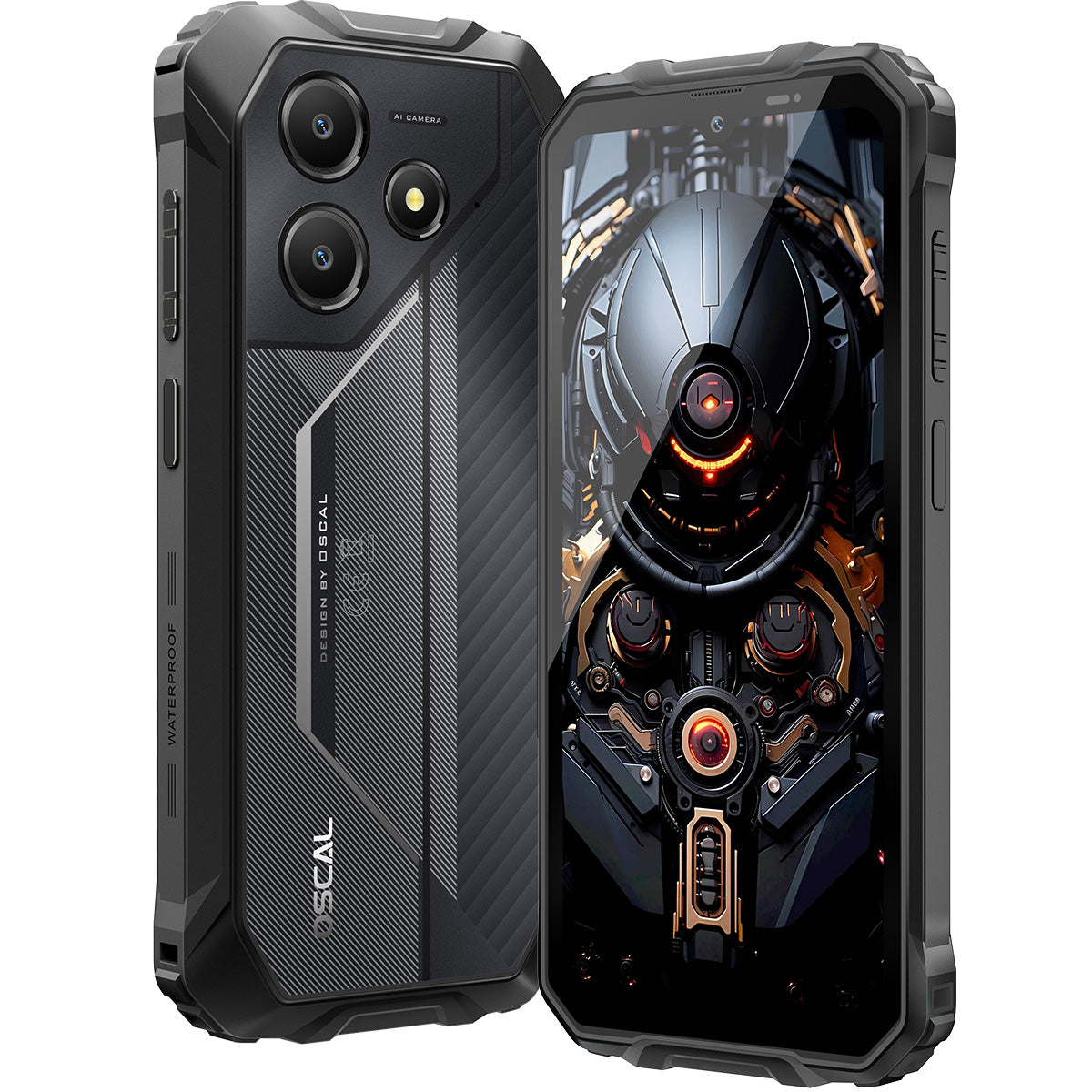 OSCAL Marine 2 Rugged Smartphone 11000mAh(18W)  Unlocked Gemini AI IP69K Protection