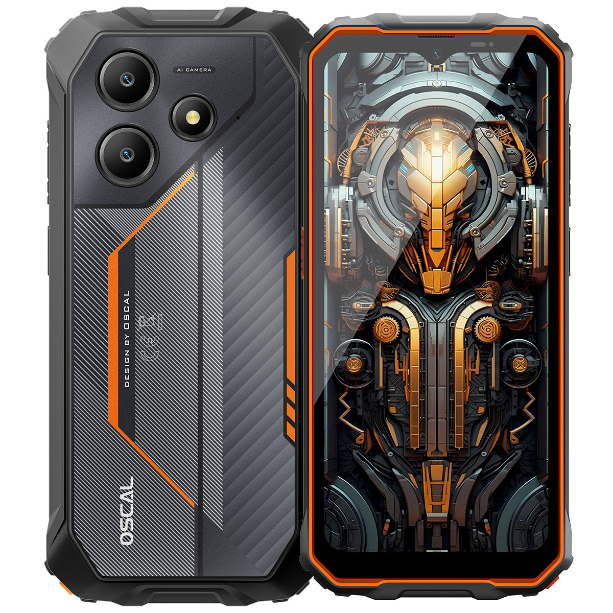 OSCAL Marine 2 Rugged Smartphone 11000mAh(18W)  Unlocked Gemini AI IP69K Protection