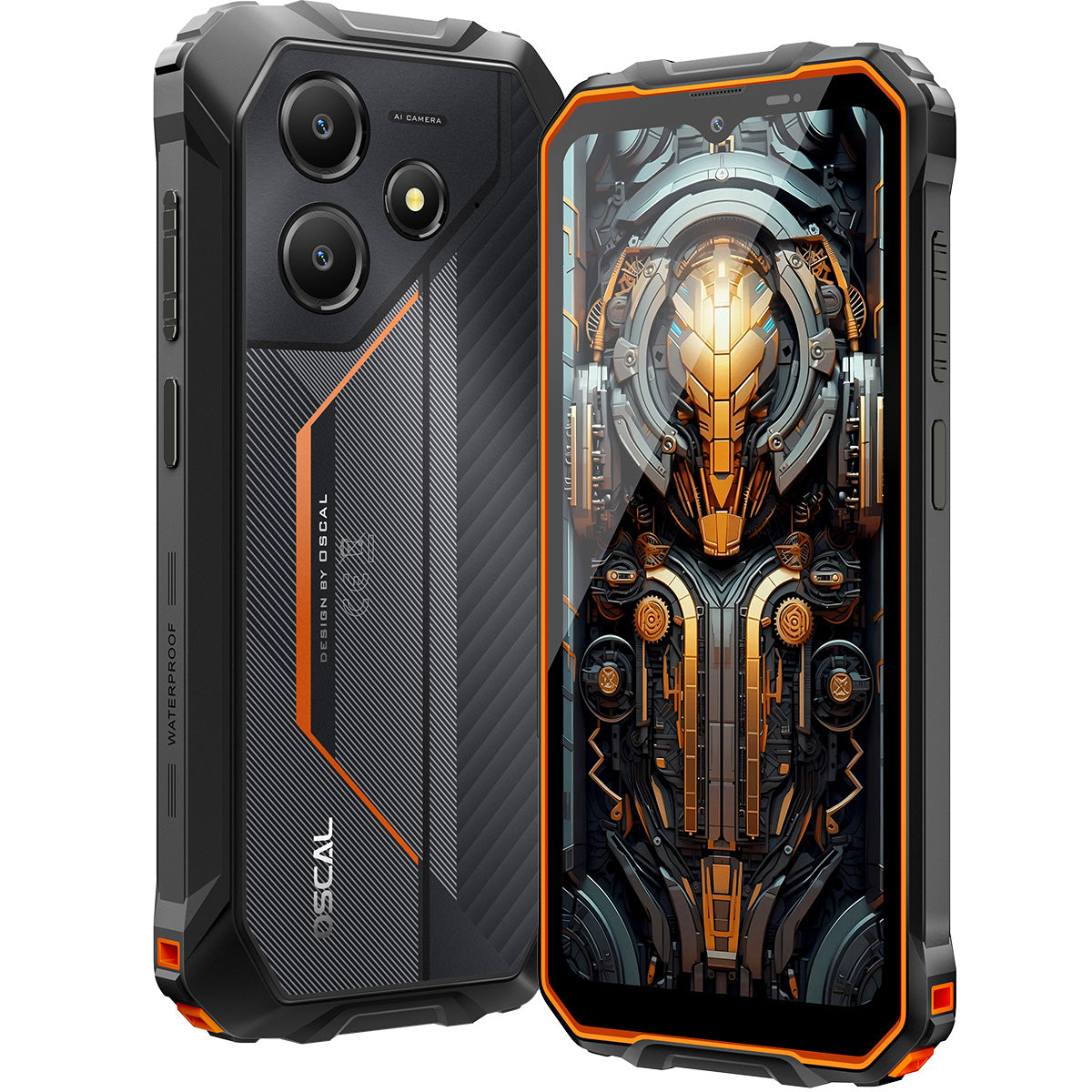 OSCAL Marine 2 Rugged Smartphone 11000mAh(18W)  Unlocked Gemini AI IP69K Protection