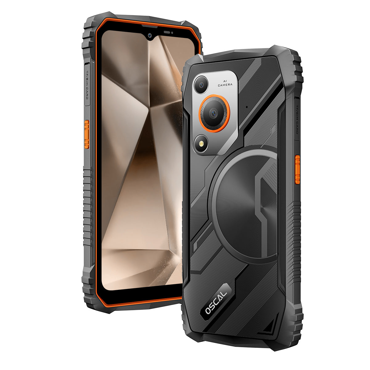 OSCAL Marine 1 Rugged Smartphone Unlocked IP69K Protection NFC 6.56" HD