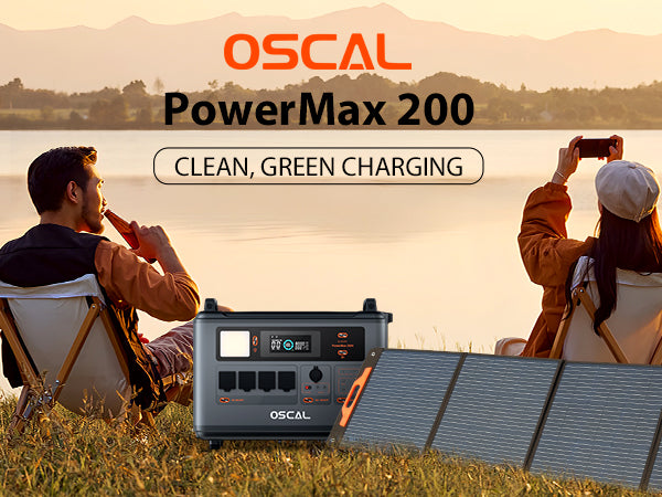 OSCAL PM200 200W Portable Solar Panel with up to 23%