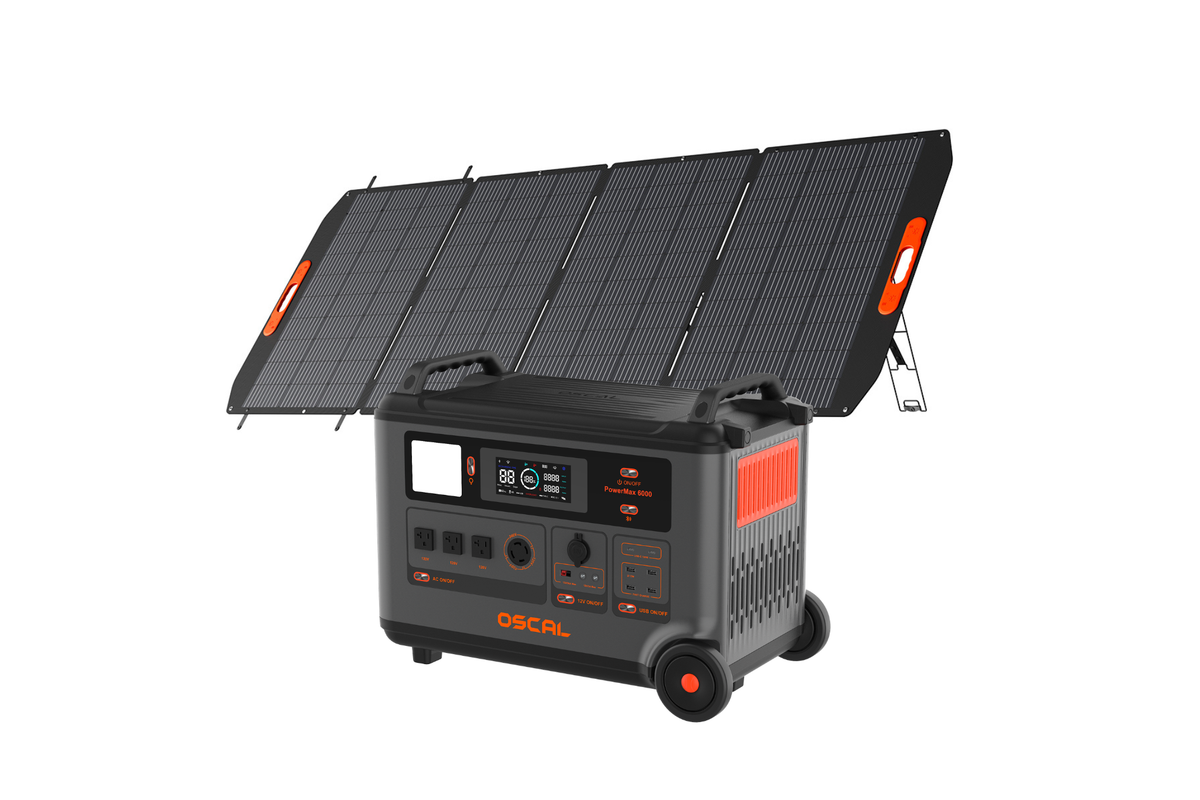 OSCAL PowerMax 6000 Portable Power Station 6000W (Spitze 7200W) 3600Wh