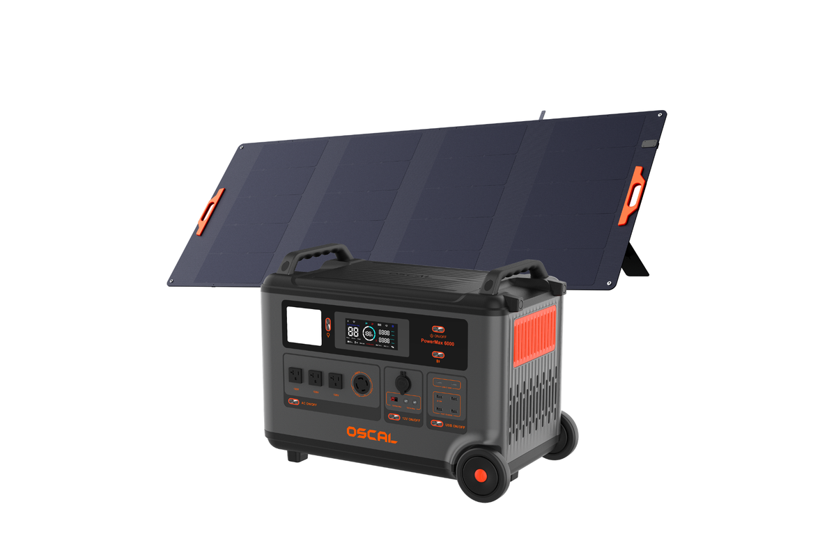 OSCAL PowerMax 6000 Portable Power Station 6000W (Spitze 7200W) 3600Wh
