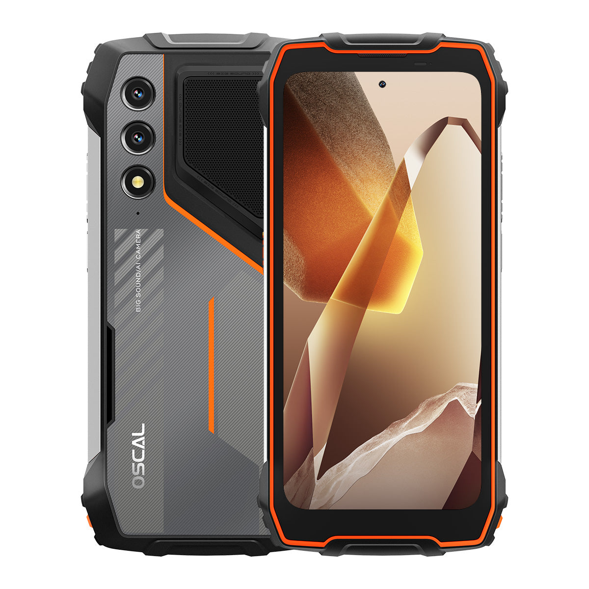OSCAL Pilot 1 Téléphone robuste 15000mAh (33W) Écran de 6,67" IP69K