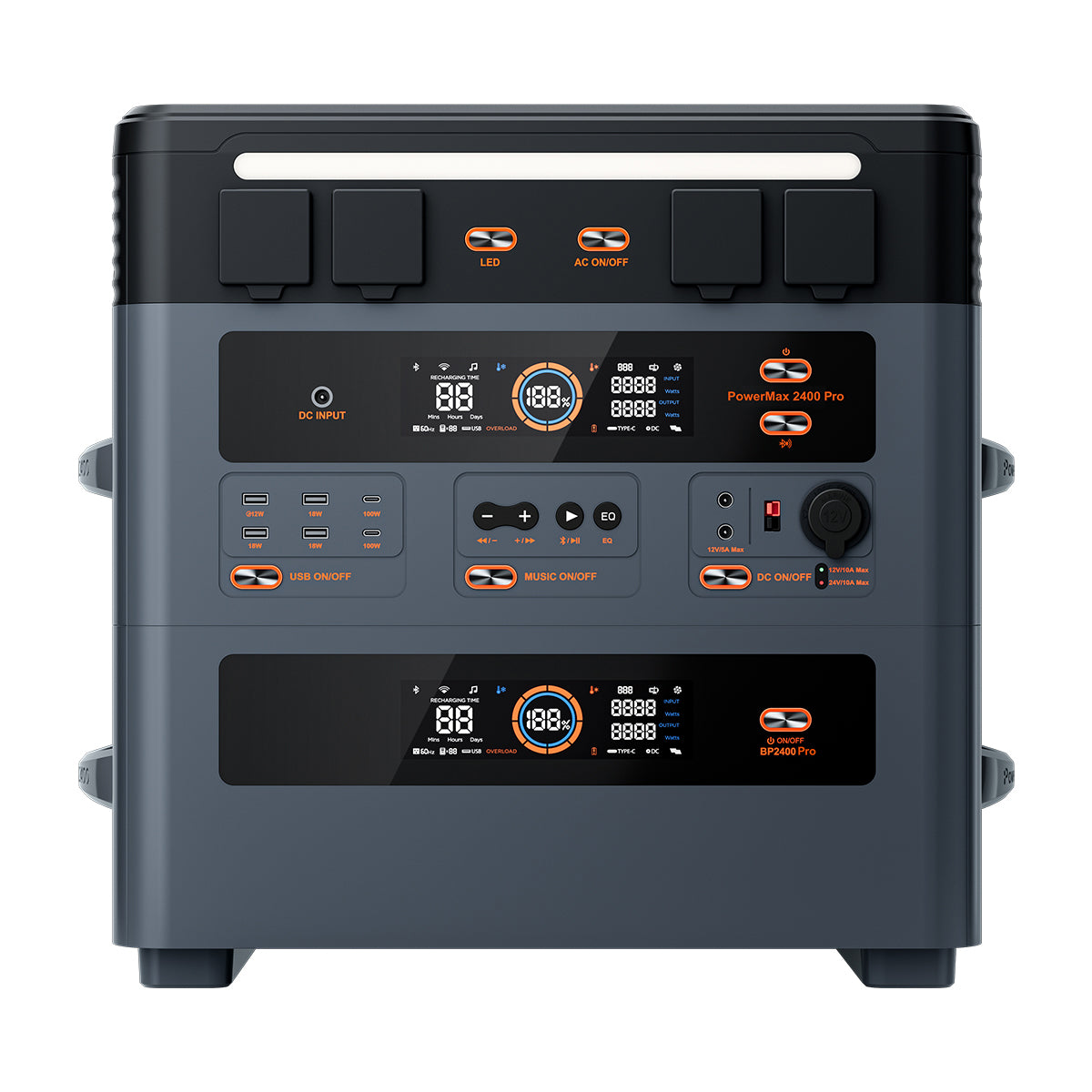 OSCAL PowerMax 2400 Pro Portable Power Station 2016 Wh 2400W(4800W Peak)
