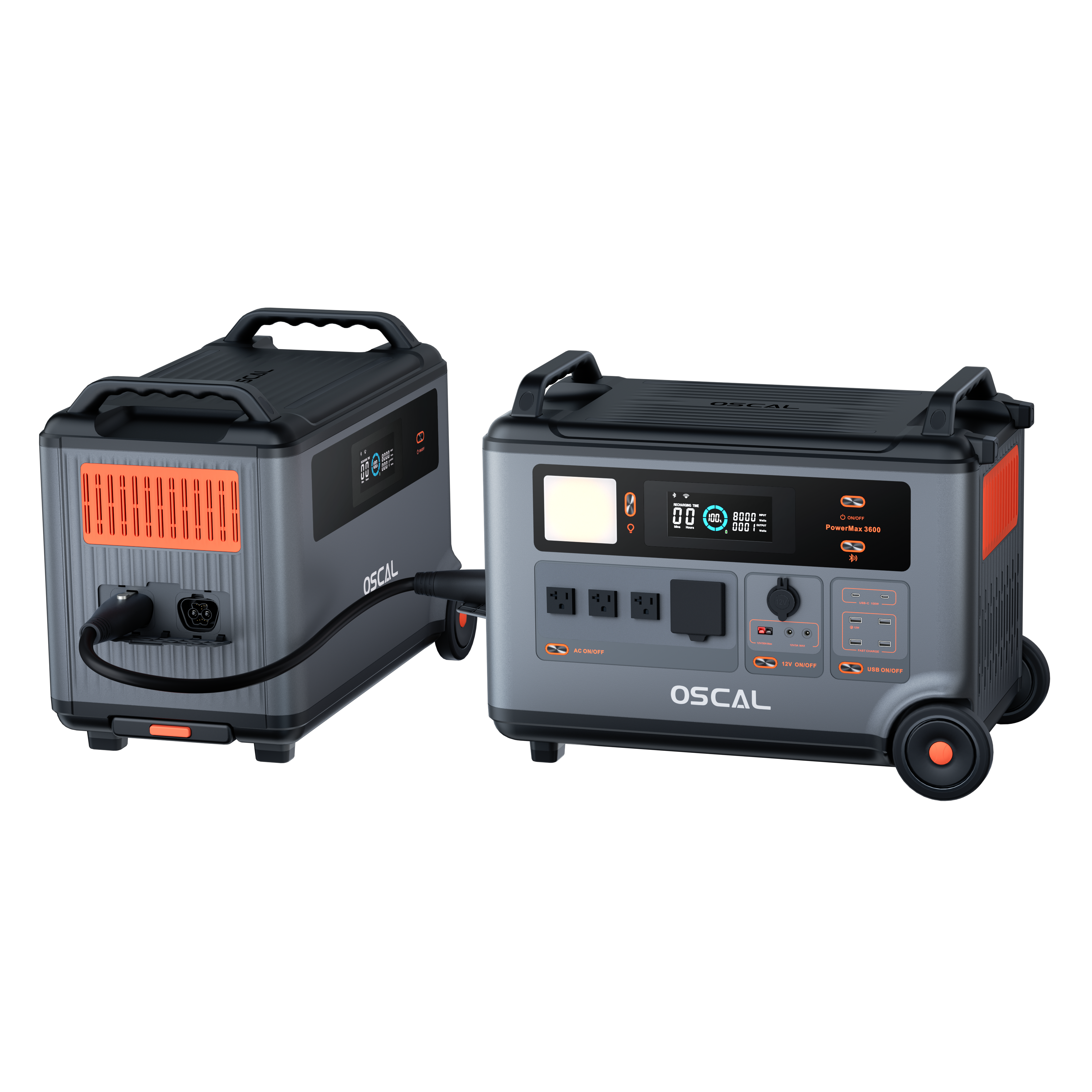 OSCAL PowerMax 3600 Tragbare Stromstation 3600Wh 3600W AC Ausgang