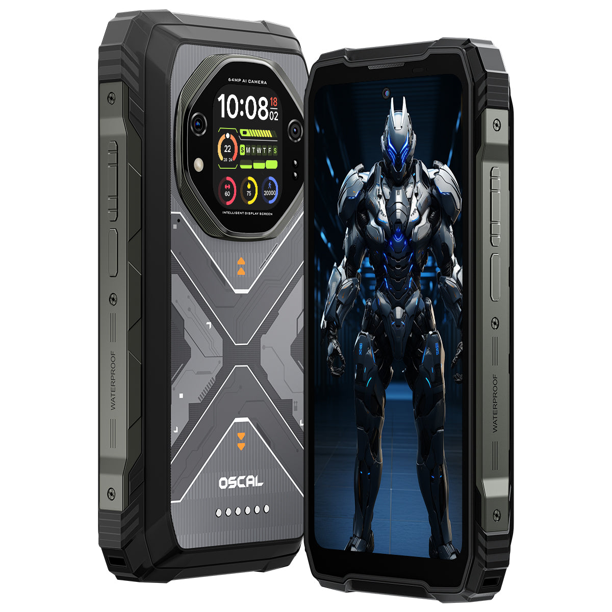 OSCAL Tank 1 Rugged Phone 20000mAh/55W 6,78" FHD+ 120Hz & 2,01" Rear Touchscreen Night Vision