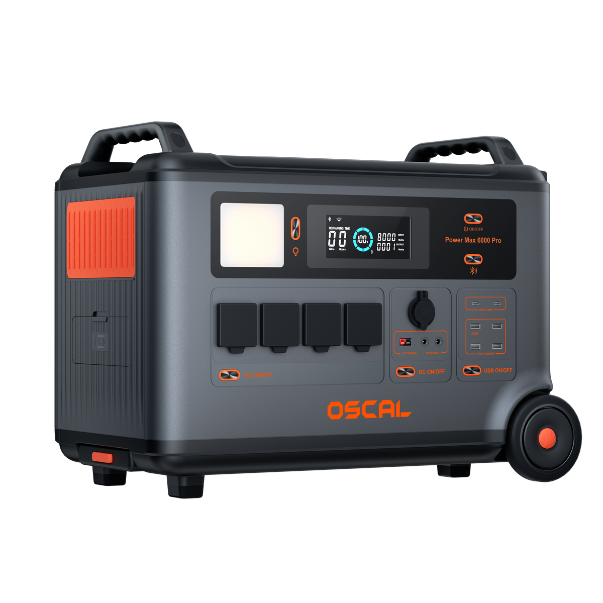 OSCAL PowerMax 6000 Pro Portable Power Station 6000W 3600Wh