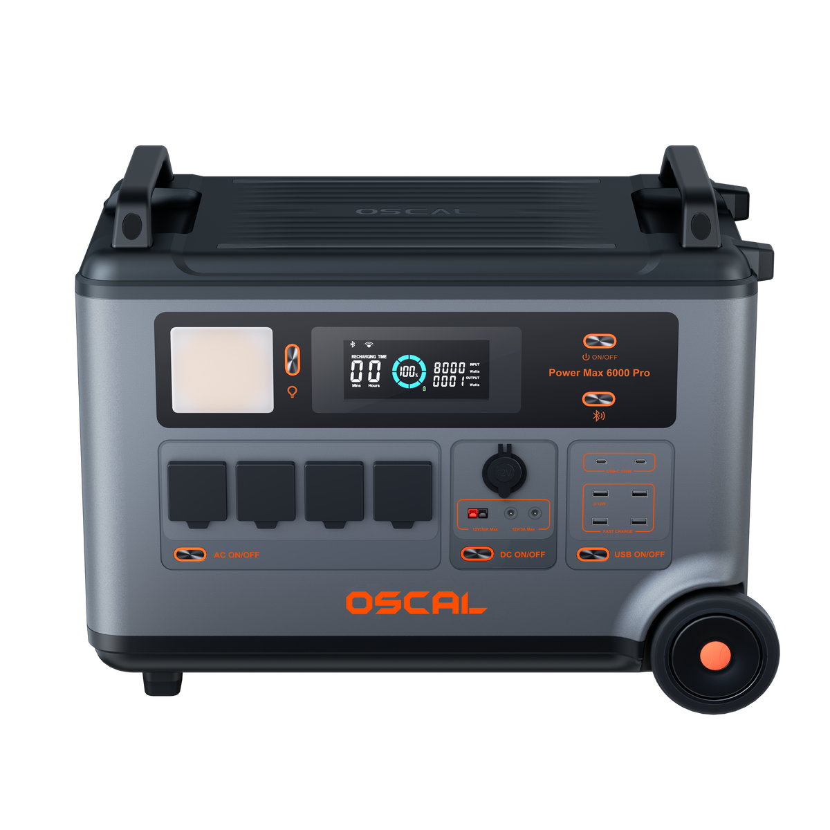 OSCAL PowerMax 6000 Pro Portable Power Station 6000W 3600Wh