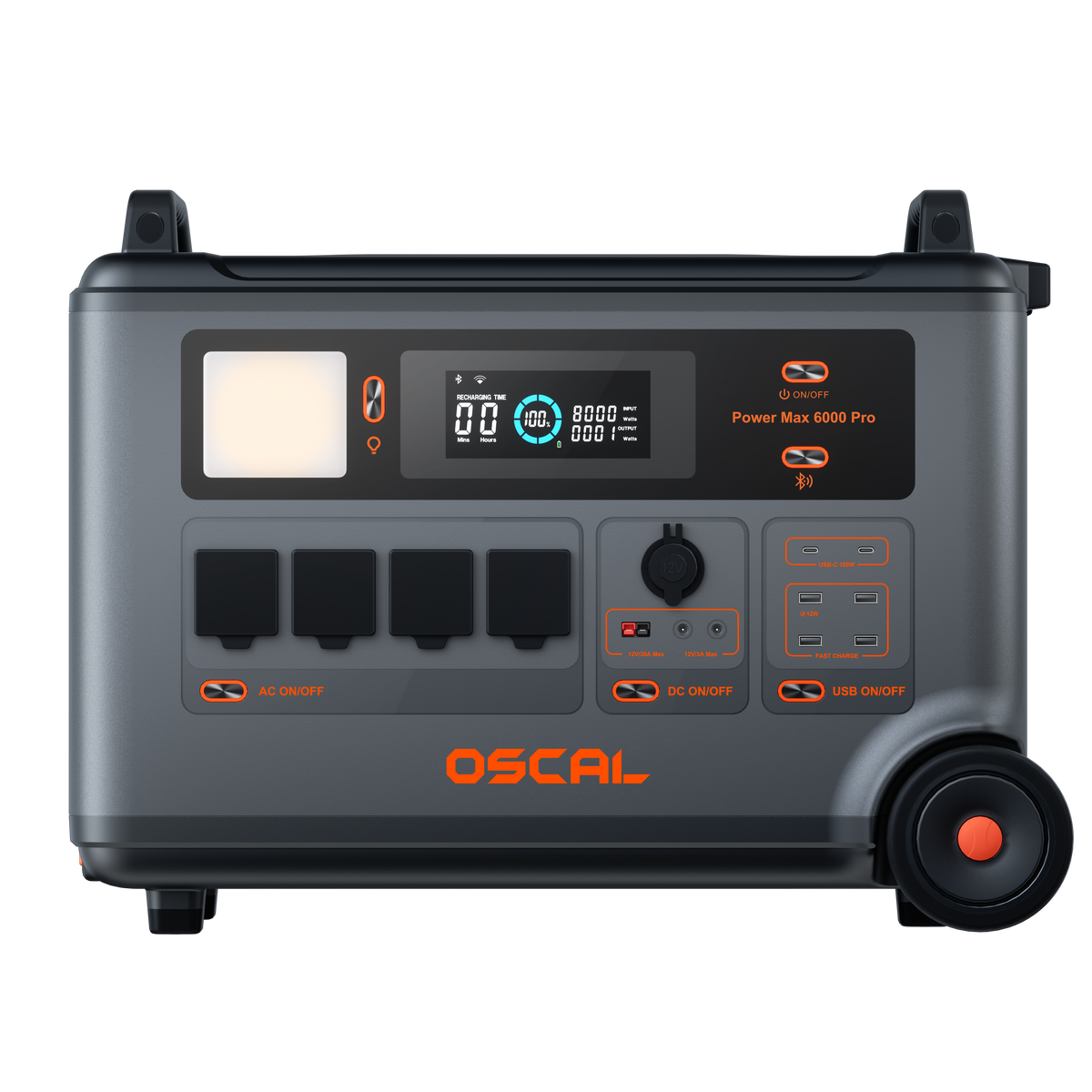 OSCAL PowerMax 6000 Pro Portable Power Station 6000W 3600Wh
